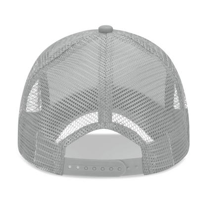 Emobrideried Grid Mesh Trucker Hat
