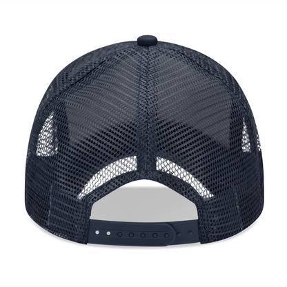 Emobrideried Grid Mesh Trucker Hat