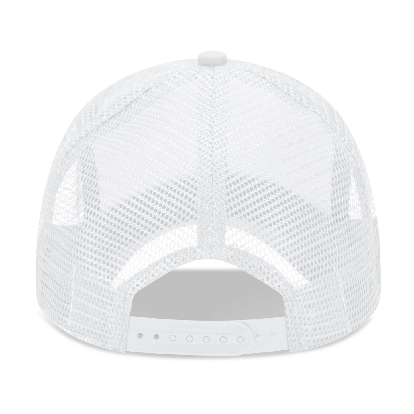 Emobrideried Grid Mesh Trucker Hat