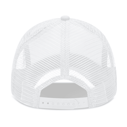 Emobrideried Grid Mesh Trucker Hat