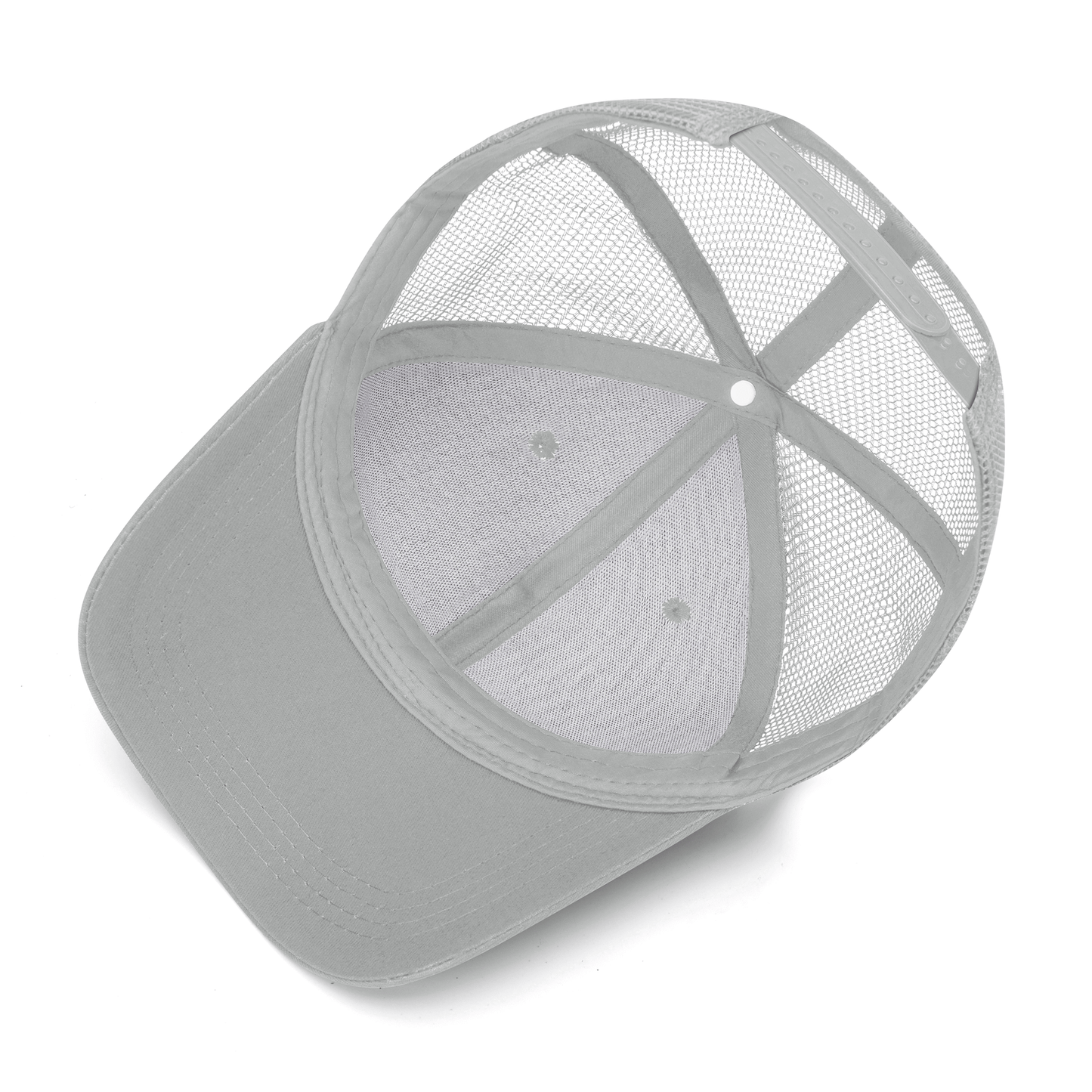 Emobrideried Grid Mesh Trucker Hat