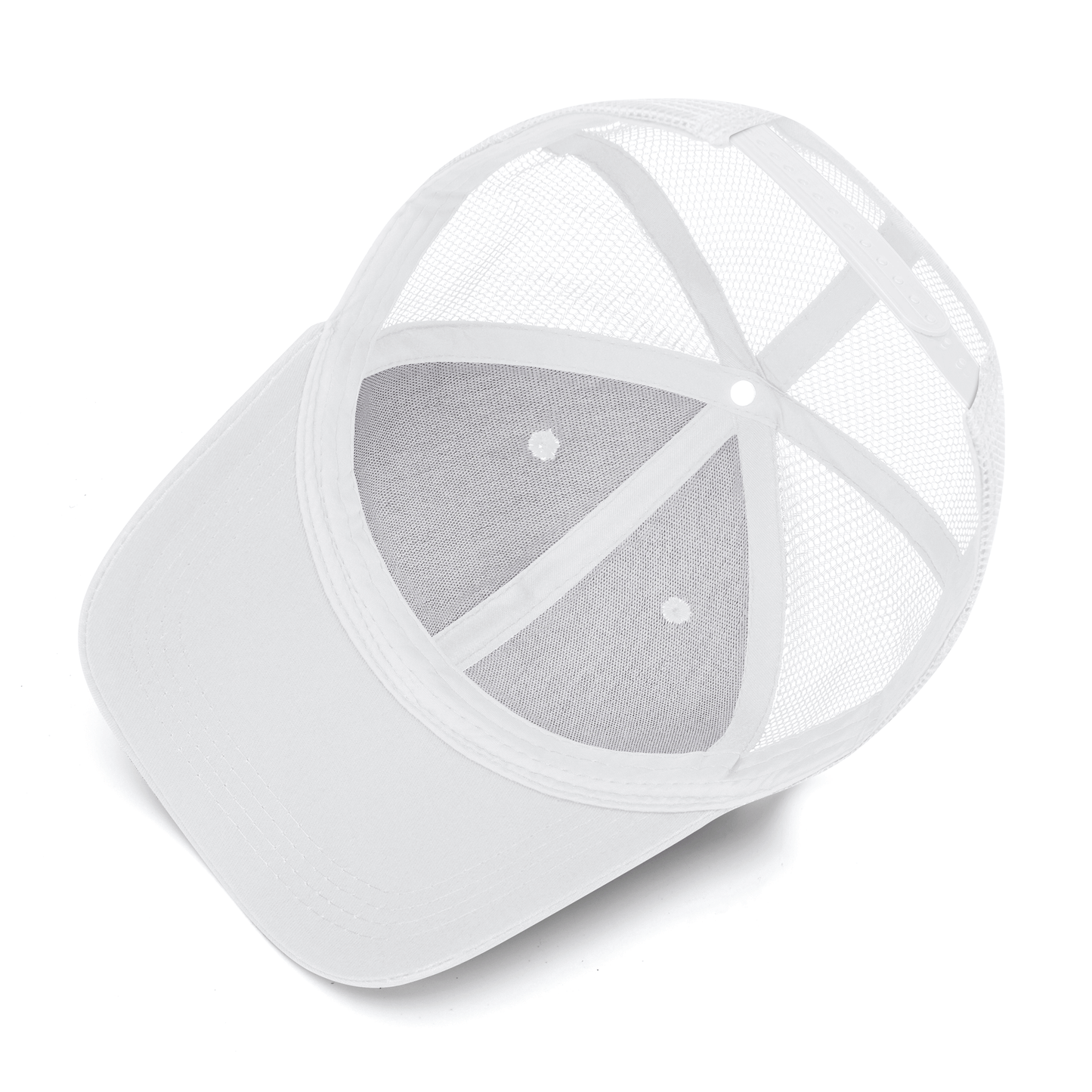 Emobrideried Grid Mesh Trucker Hat