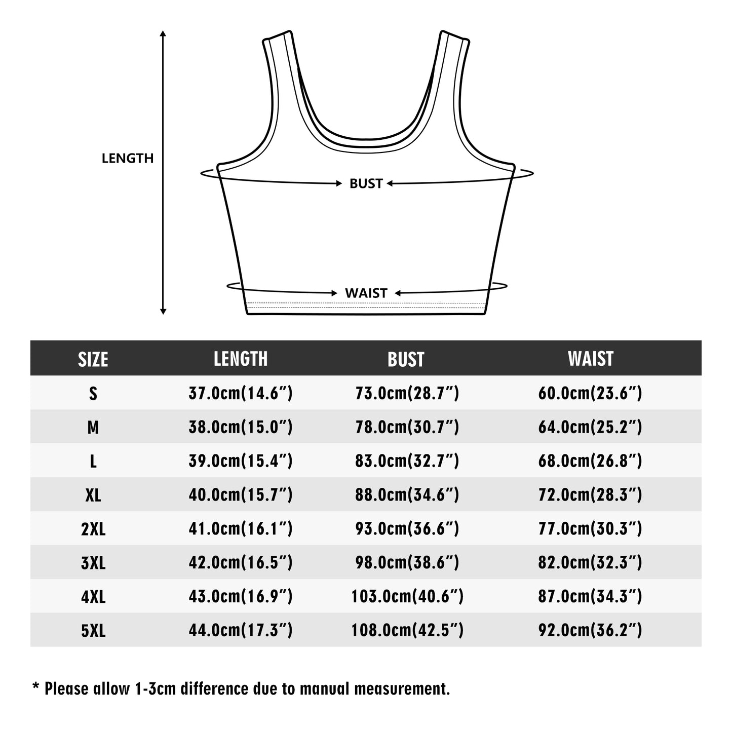 "Free Bird" Crop Tank Top