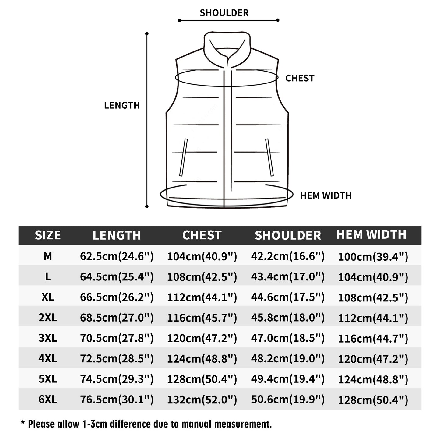"Geometry Confuses Me" Puffer Vest