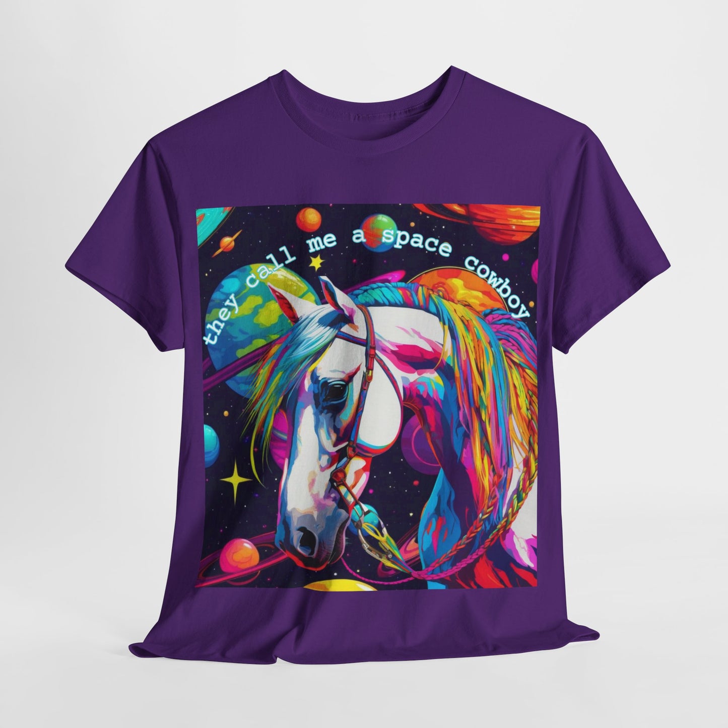 "They Call Me a Space Cowboy" - Unisex Heavy Cotton Tee