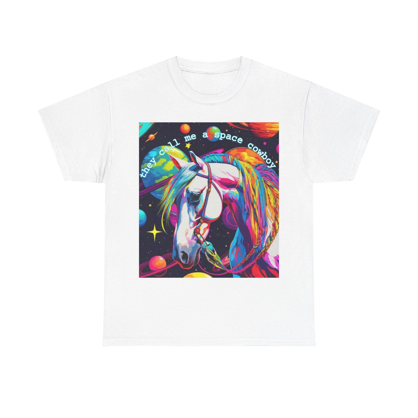 "They Call Me a Space Cowboy" - Unisex Heavy Cotton Tee