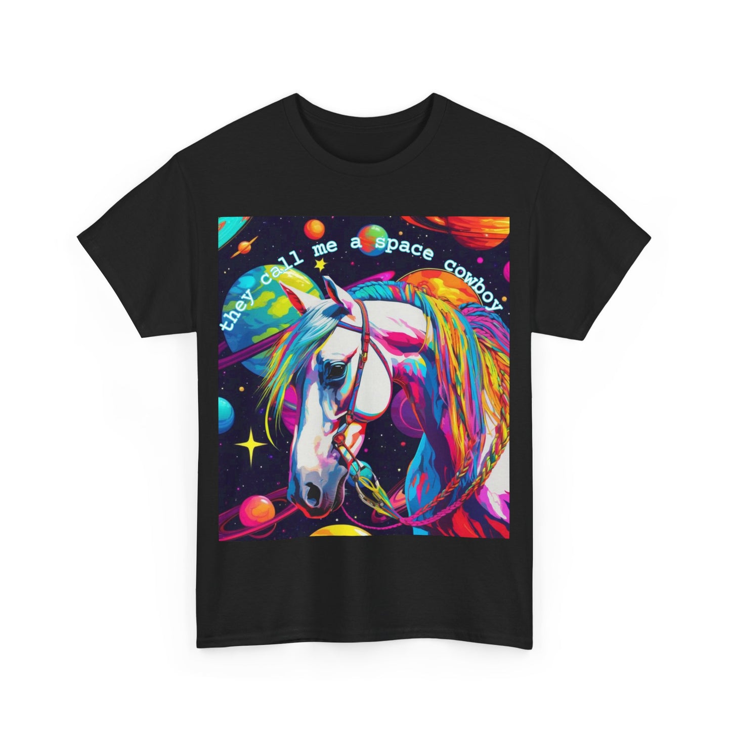 "They Call Me a Space Cowboy" - Unisex Heavy Cotton Tee