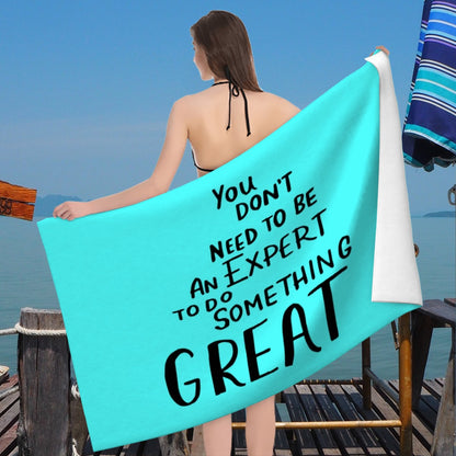 Do Something Great - Microfiber Beach Towel