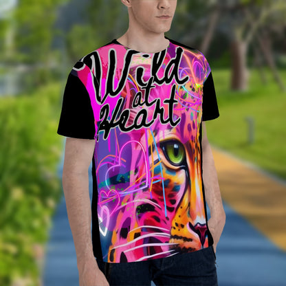 "Wild at Heart" Crew Neck T-Shirt