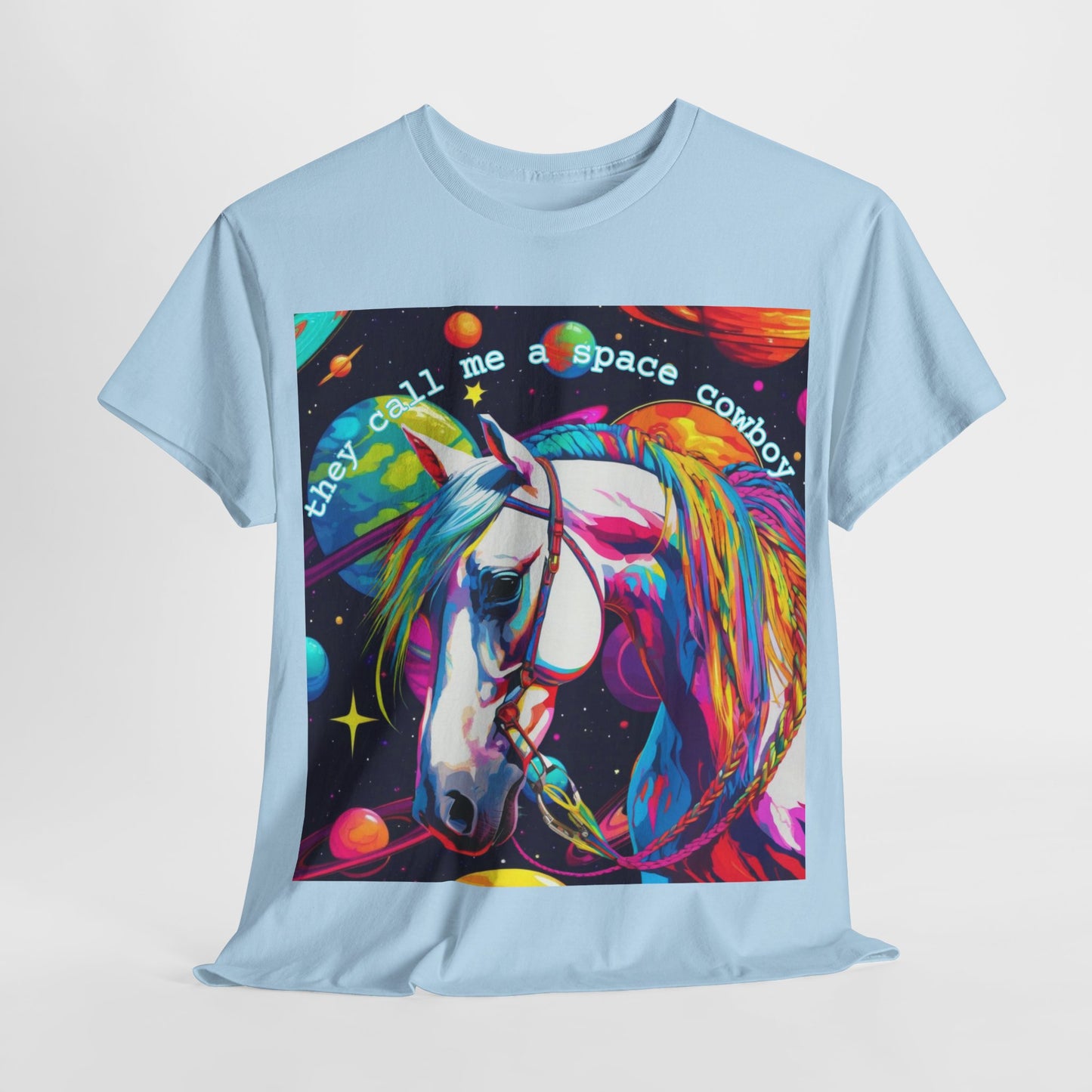 "They Call Me a Space Cowboy" - Unisex Heavy Cotton Tee