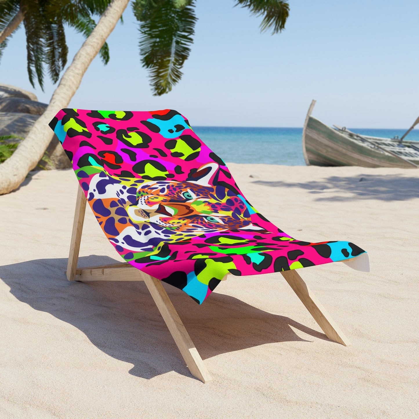 Leopard Beach Towel