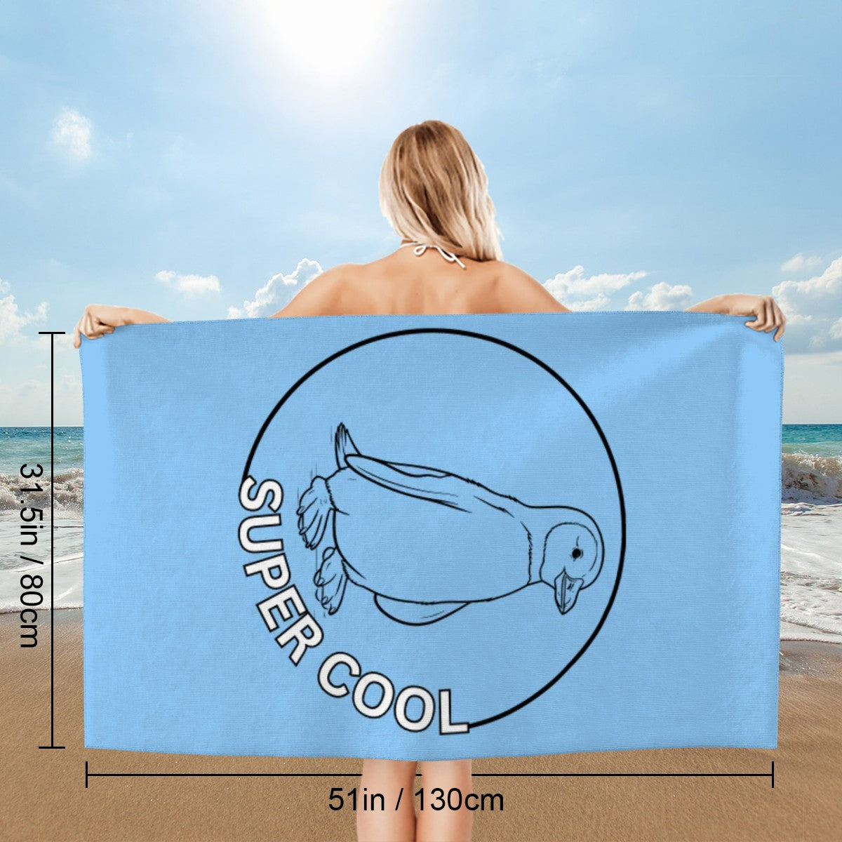 Microfiber Beach Towel SUPER COOL