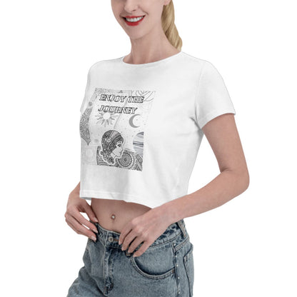 'Enjoy the Journey, Gypsy' Crop T-Shirt