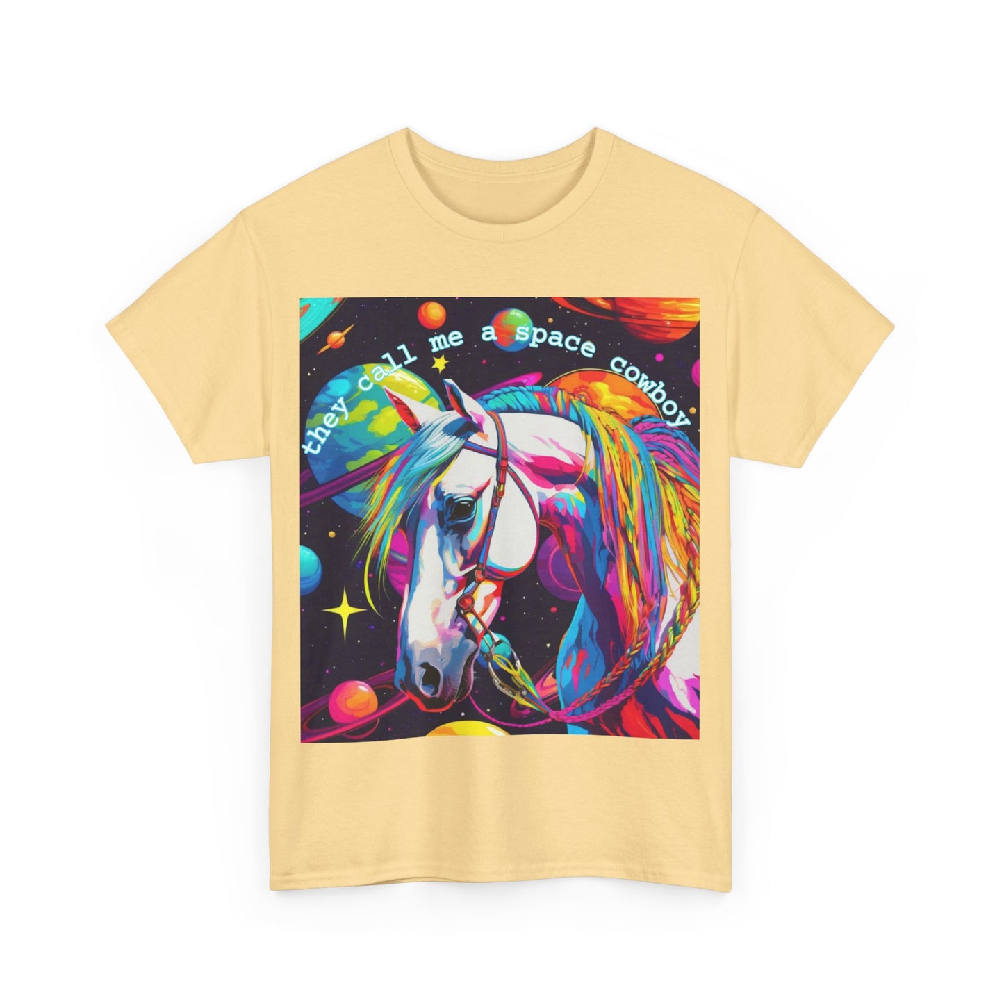 "They Call Me a Space Cowboy" - Unisex Heavy Cotton Tee