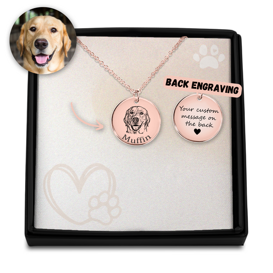 Pet Portrait Necklace