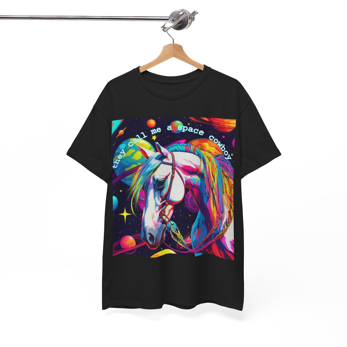 "They Call Me a Space Cowboy" - Unisex Heavy Cotton Tee