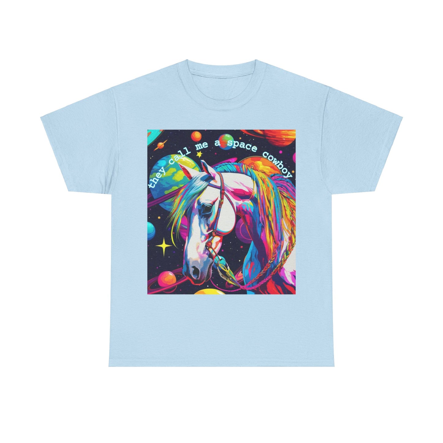 "They Call Me a Space Cowboy" - Unisex Heavy Cotton Tee