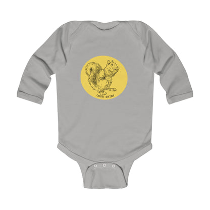 " Ohh Shiny" Long Sleeve Baby Onesie