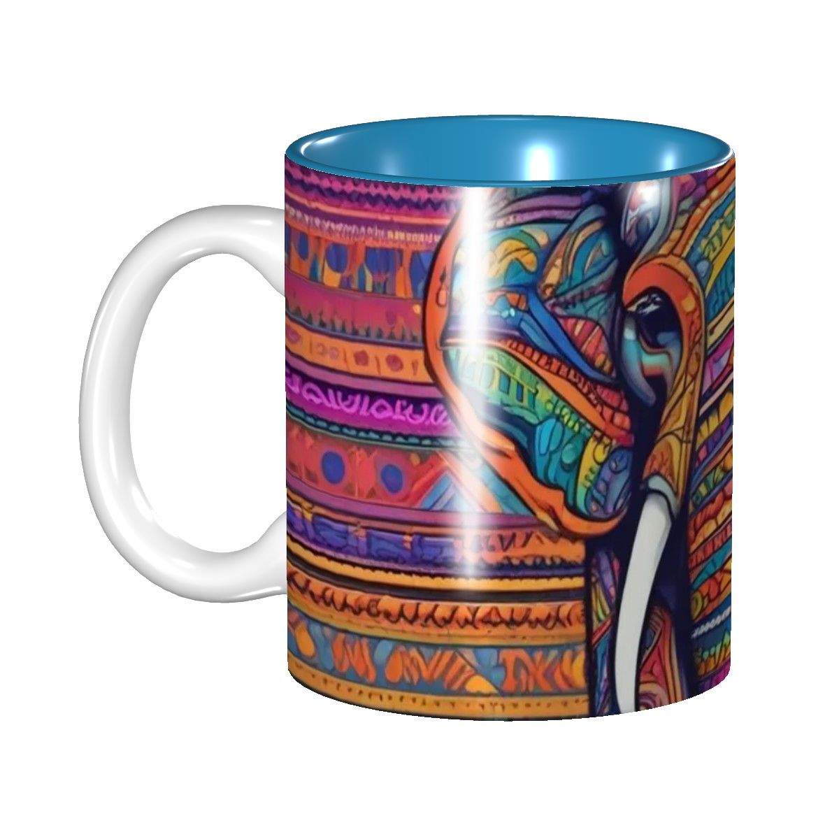 Tribal Elephant - Ceramic Coffee Mugs