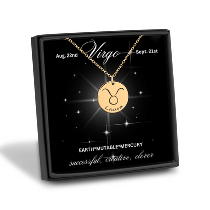 Zodiac Sign Necklace - CUSTOMIZABLE!