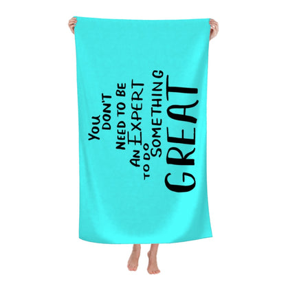 Do Something Great - Microfiber Beach Towel