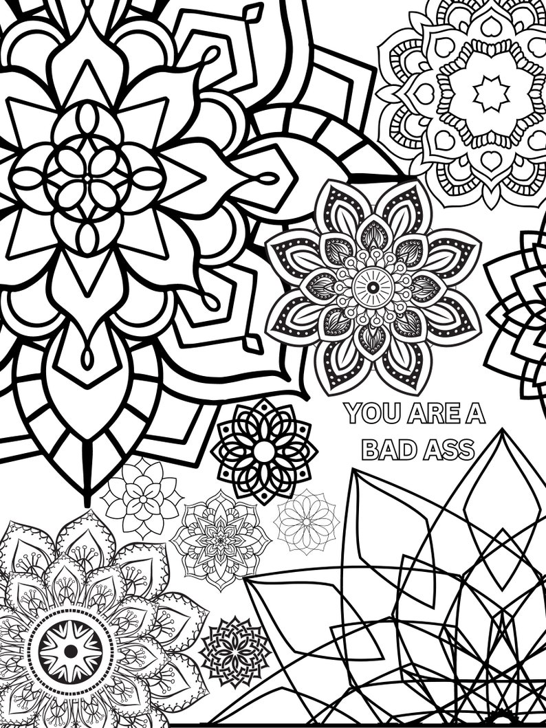 Momma's Advice and Other Positive Affirmations Coloring Book