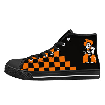 Oklahoma State Cowboys - Mens High Top Canvas Shoes