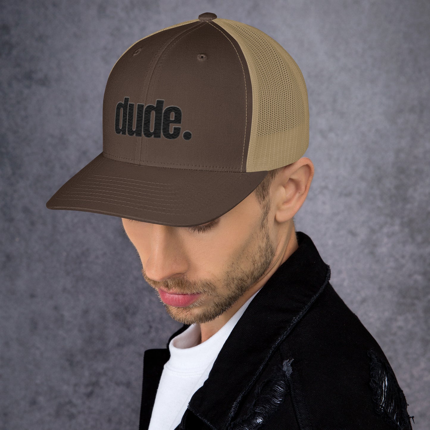 "dude." Trucker Cap