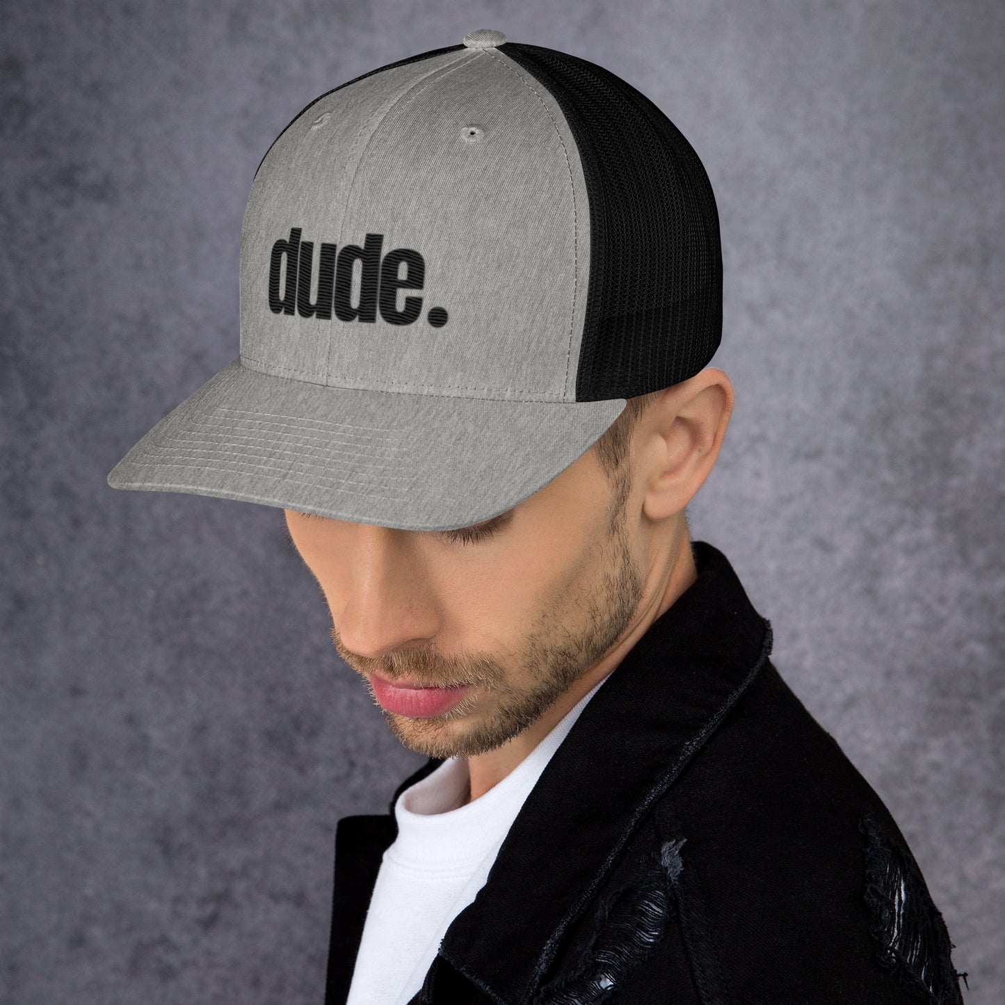 "dude." Trucker Cap