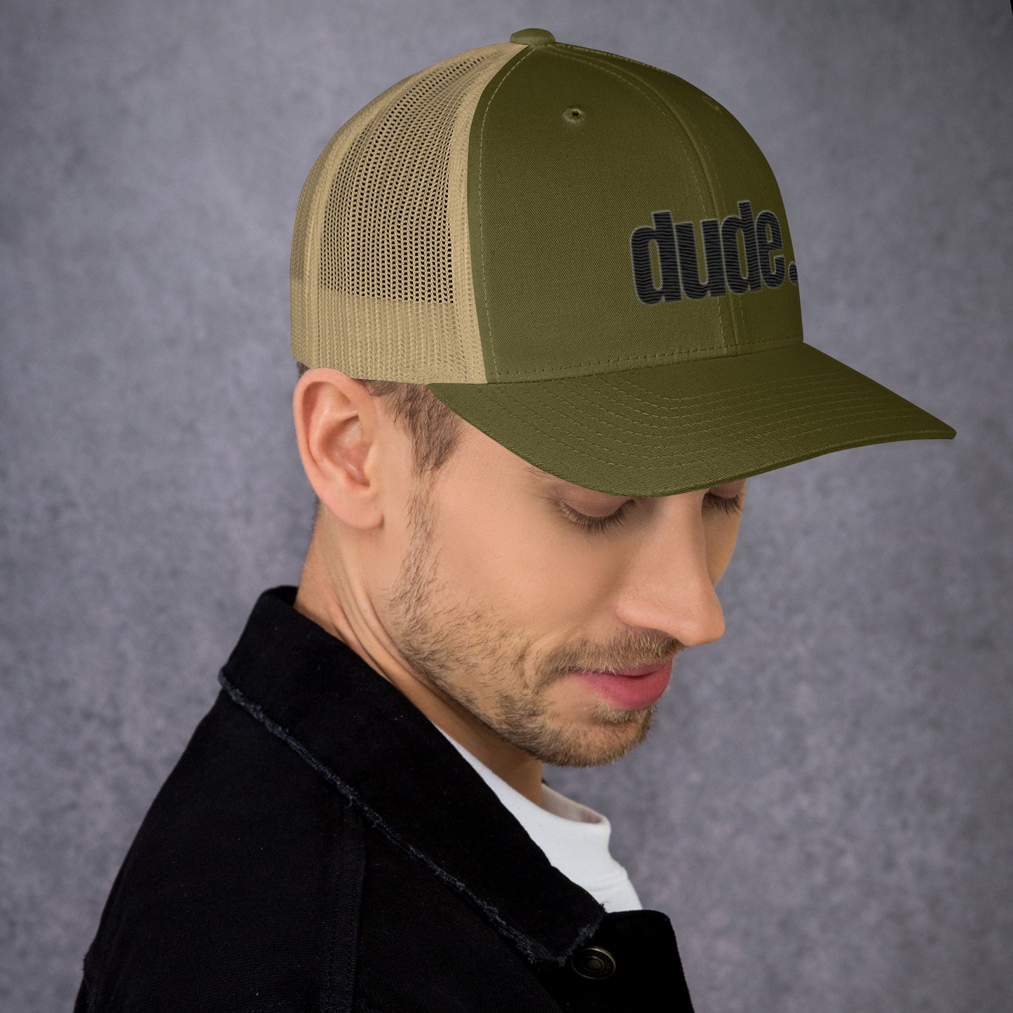 "dude." Trucker Cap