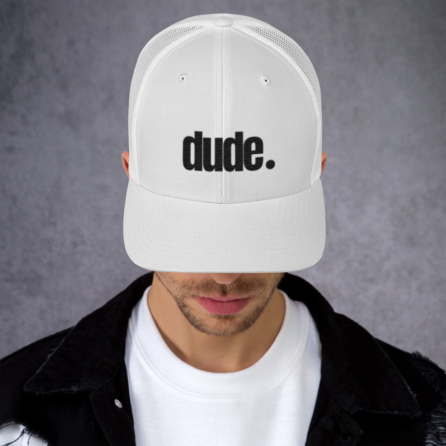 "dude." Trucker Cap