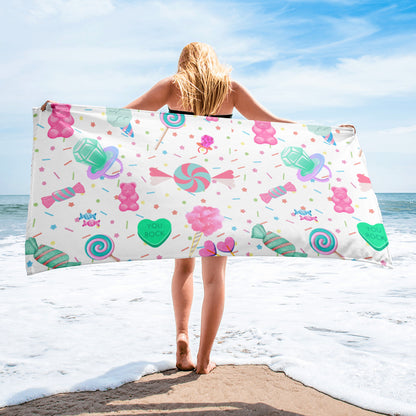 Candy Shop  Beach Towel