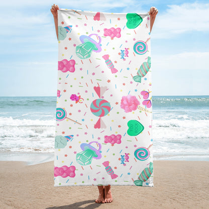 Candy Shop  Beach Towel